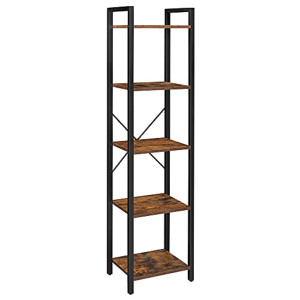 Aberama 5-tier bookcase