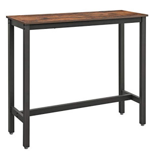 Alinru Kitchen Table - Rustic Brown