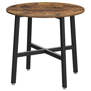 Alinru Side Kitchen Table - Rustic Brown