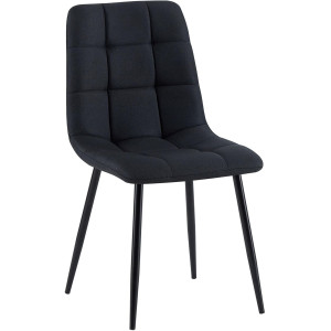 Antibes Fabric Chair - Black