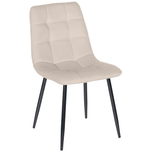 Antibes Velvet Chair - cream