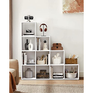 Bolton industrial bookcase - White