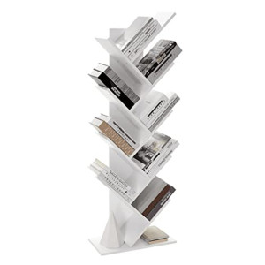 Cardiff industrial bookcase - White