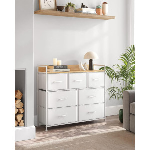 Darby 7-drawer chest of drawers - White