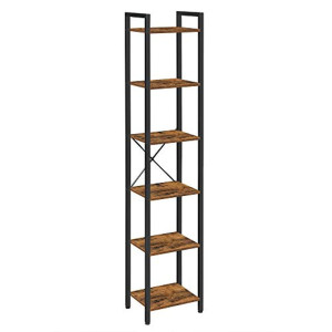 Freddie 6-tier bookcase