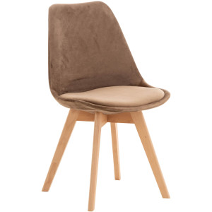 Linares Chair - Brown Velvet