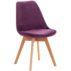 Linares Chair - Lila Velvet