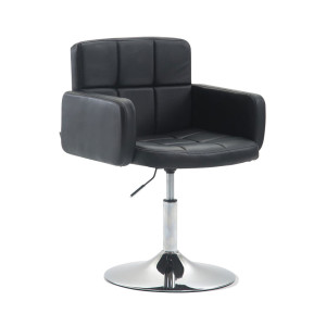 Los Angeles Lounge Armchair PU leather-black