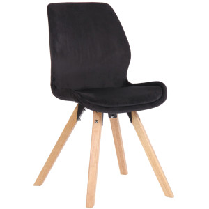 Luna Chair - Black Velvet