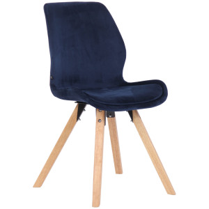 Luna Chair - Blue Velvet