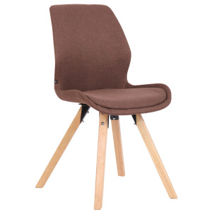 Luna Chair - Brown Fabric