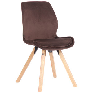 Luna Chair - Brown Velvet