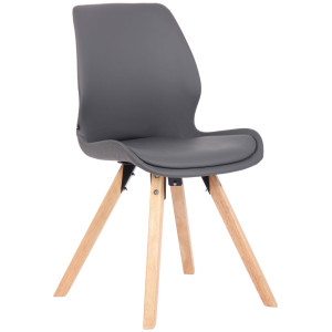 Luna Chair - Grey Leather