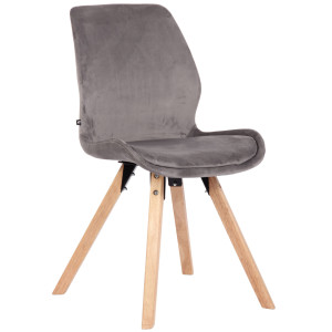 Luna Chair - Grey Velvet