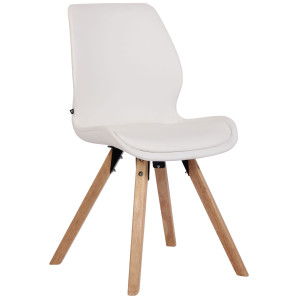 Luna Chair - White Leather