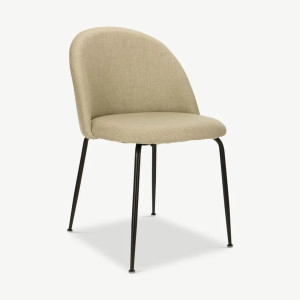 Lutaetia chair, Beige & black