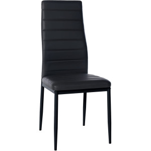 Mayfair Leather Chair - Black