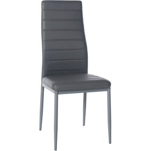 Mayfair Leather Chair - Grey