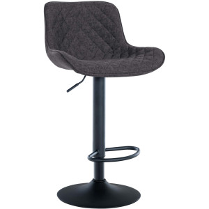 Minosa fabric bar chair - Black