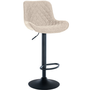 Minosa fabric bar chair - taupe