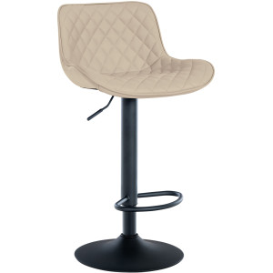 Minosa synthetic leather bar chair - Cream