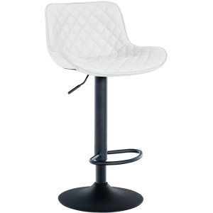 Minosa synthetic leather bar chair - White