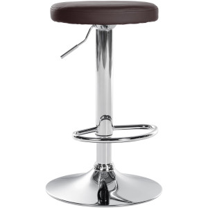 Ponte bar chair - Chrome / Brown