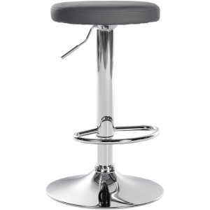 Ponte bar chair - Chrome / Grey