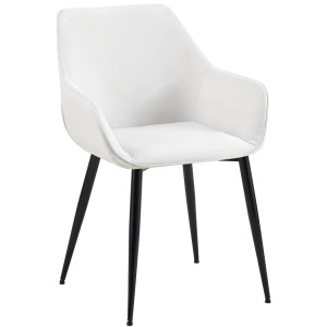 Vessa Fabric Armchair - Cream