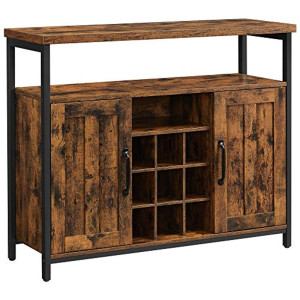 Finn bottle holder sideboard 100 cm - Rustic brown