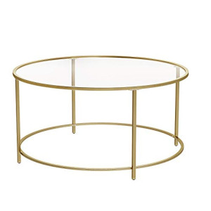 Table console dorée Jack 84 cm
